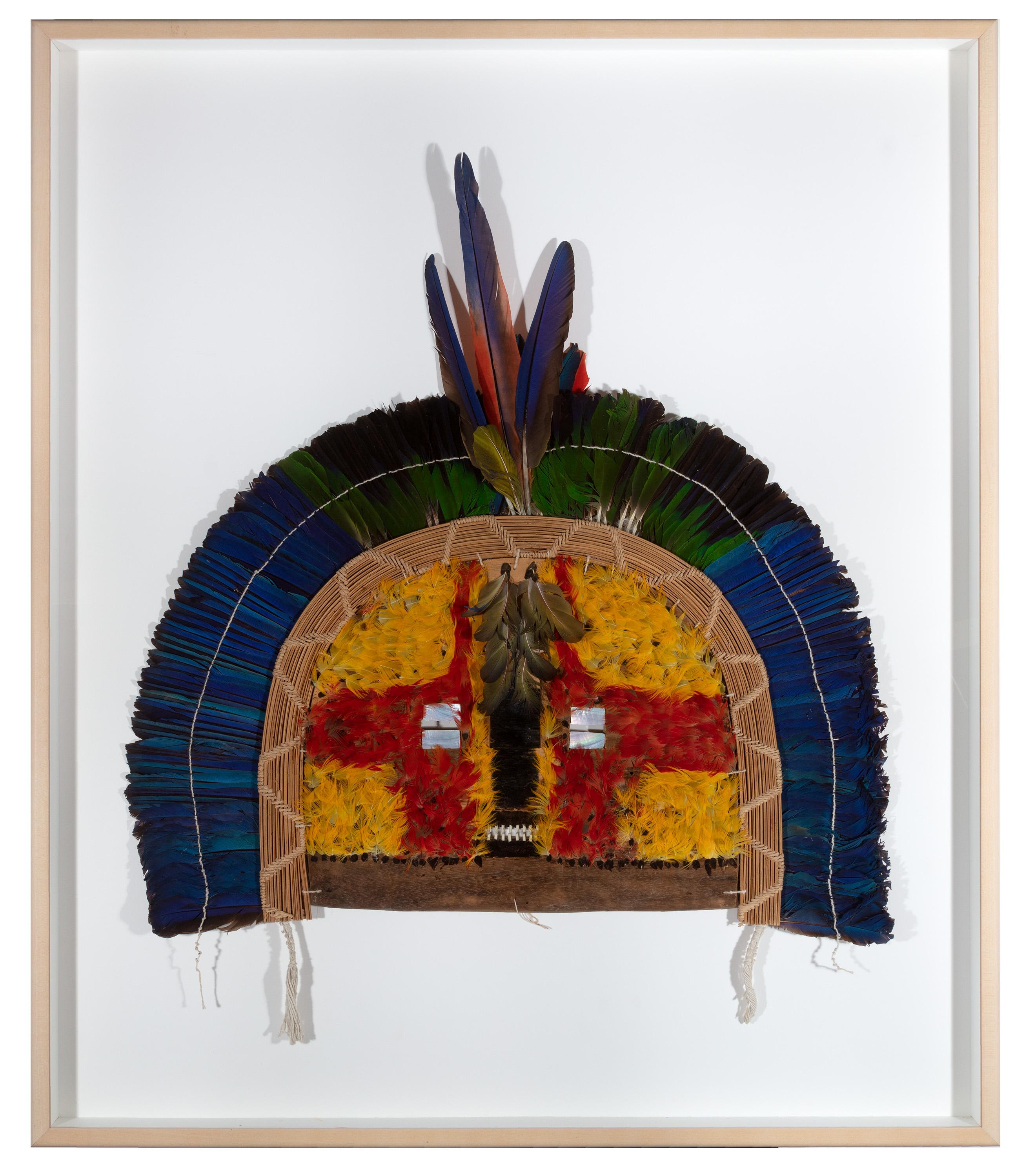 "Cara Grande (Taparapay tribe) Amazon Circumcision Mask, " Mixed Media c. 1950 - Sculpture by Unknown