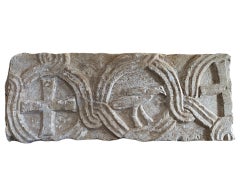 Carolingian marble sculpture. Pluteus Element