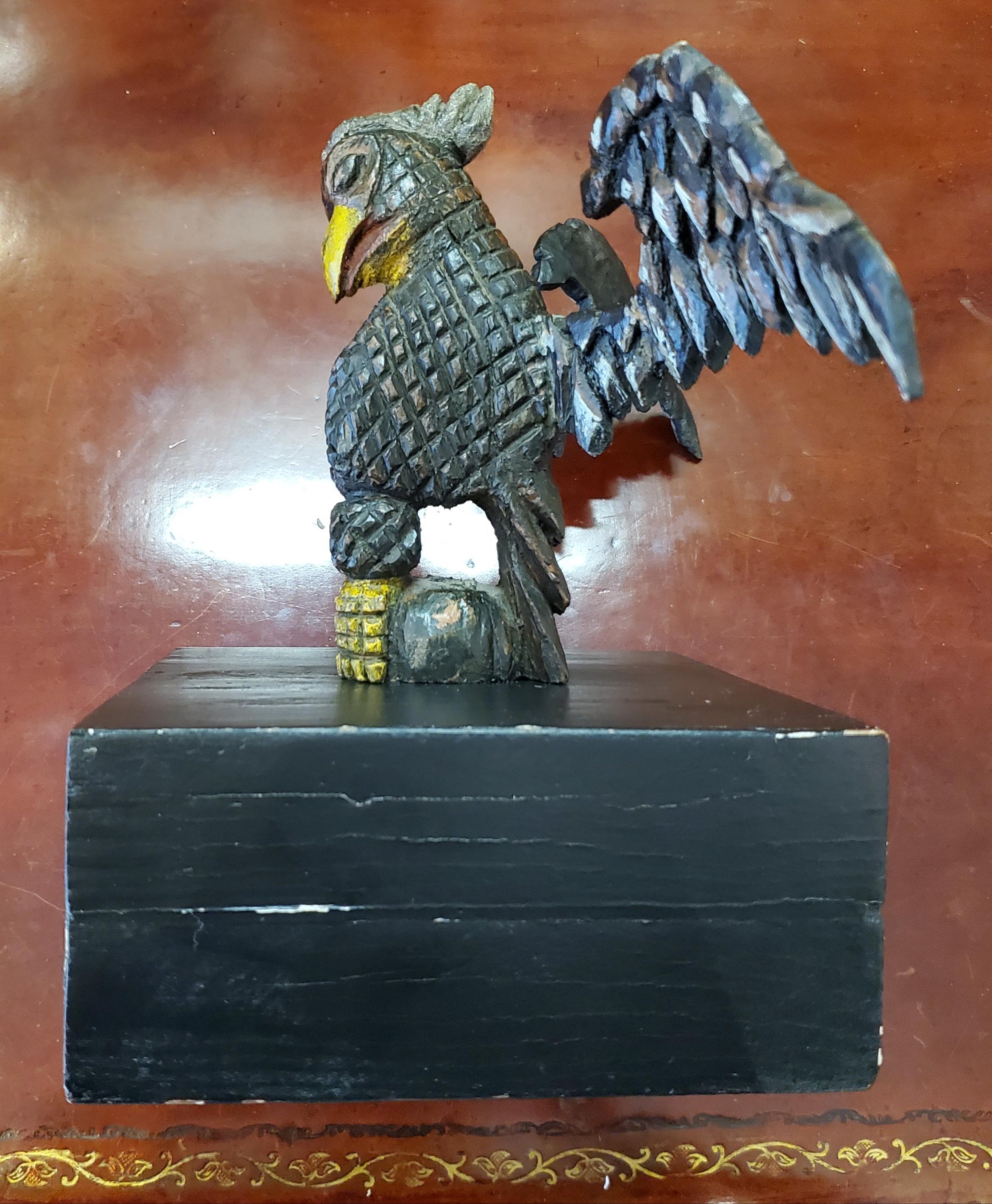 Carved 19th Century American Folk Art Eagle 1