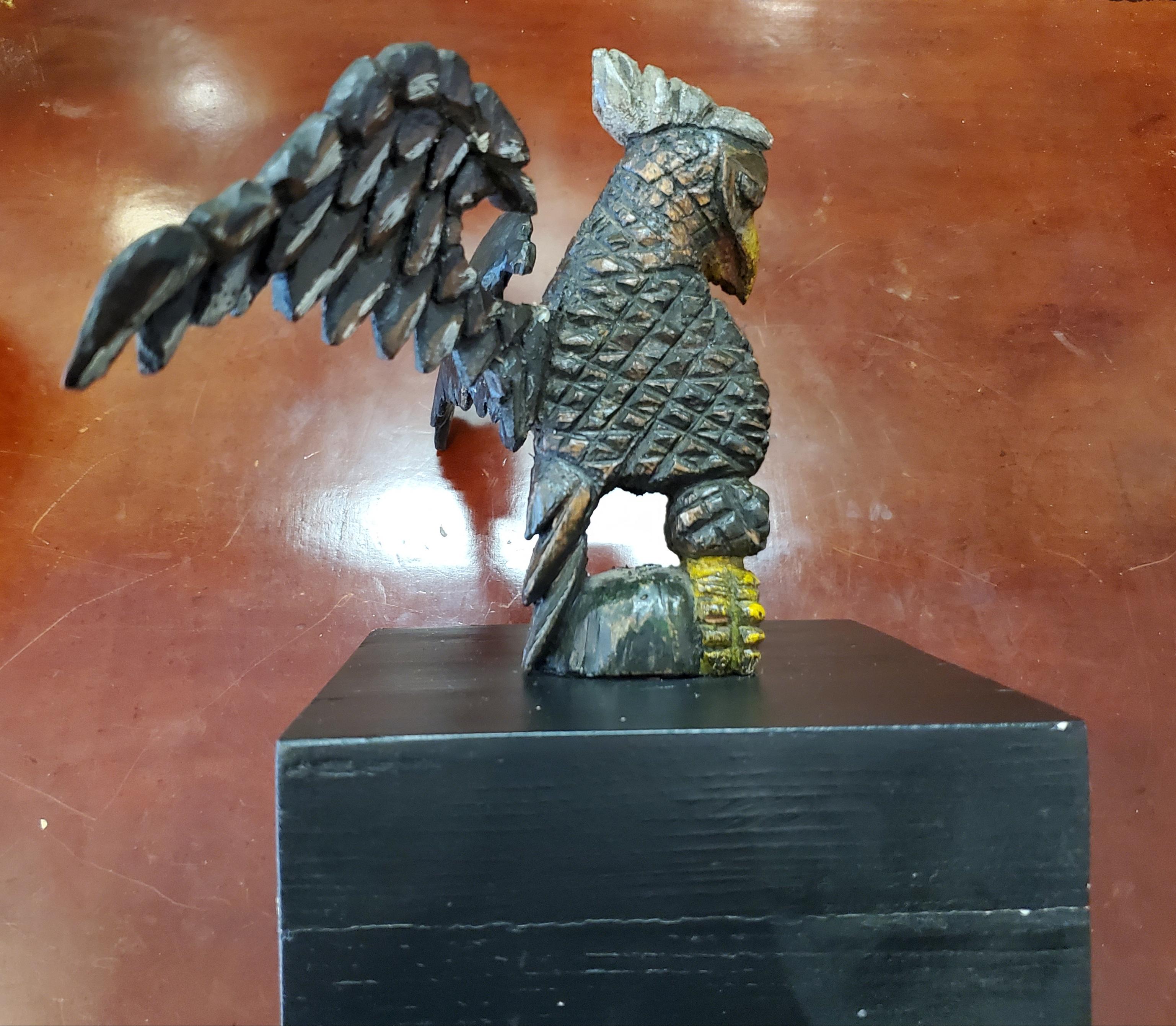 Carved 19th Century American Folk Art Eagle 3