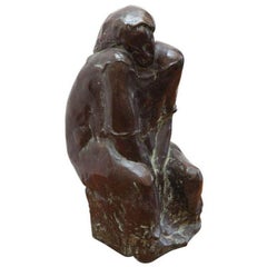 Retro Cast Bronze Sculpture by Robert Lienhard 