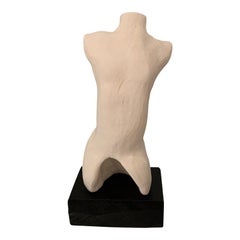 Ceramic Modern Bust on Stand 