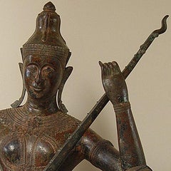 Ceremonial Musician, Chiang Mai Temple, Thailand