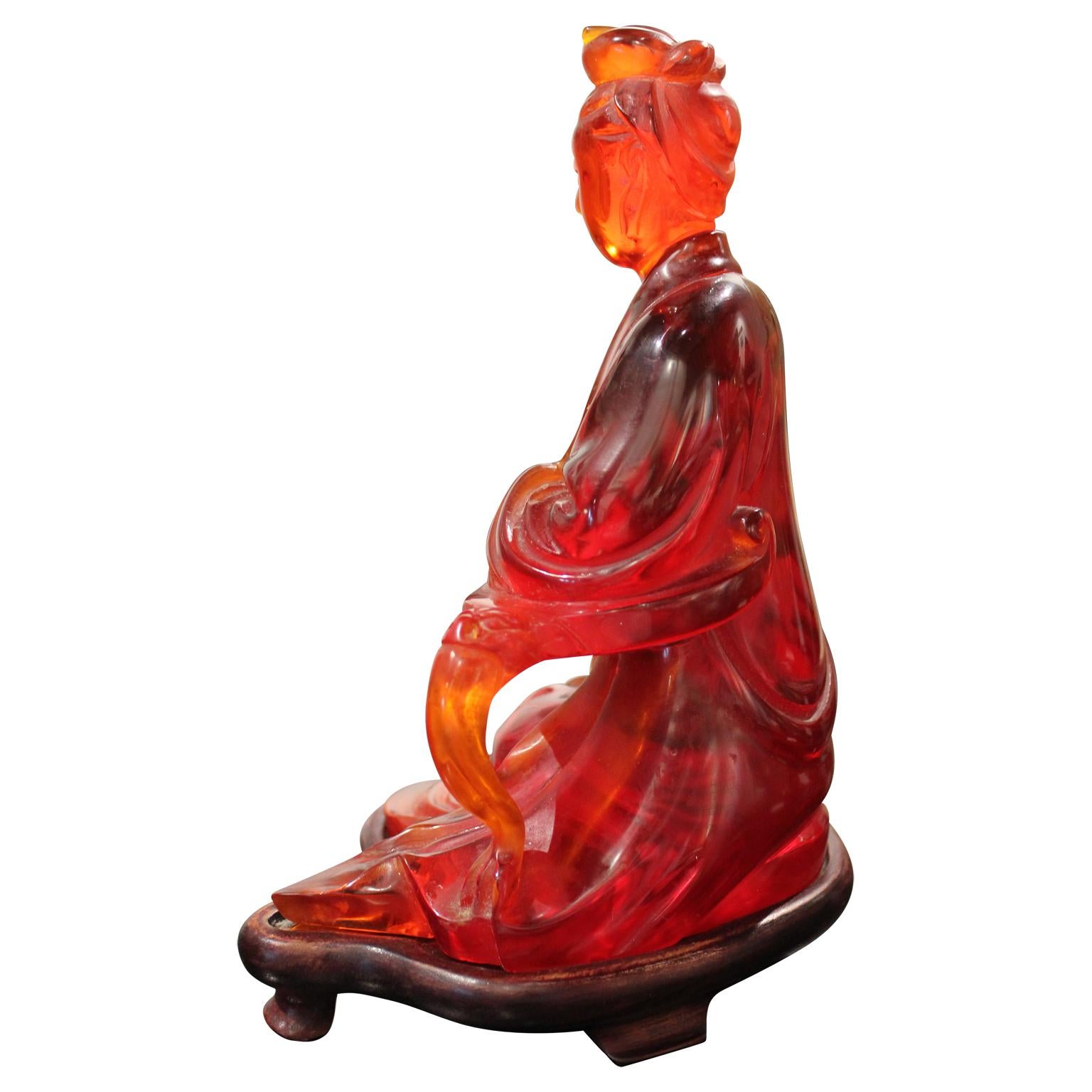 amber figurine