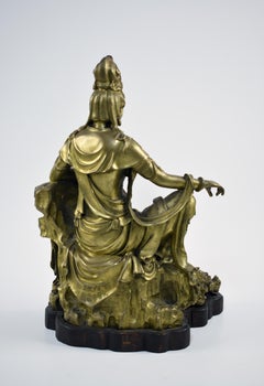 Chinese bronze statue of the Guanyin Bodhisattva