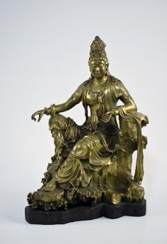 Chinese bronze statue of the Guanyin Bodhisattva