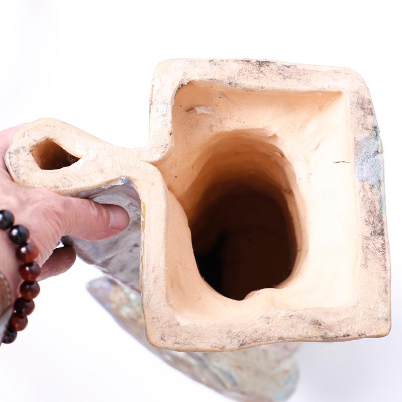 Pappagallo cinese in terracotta in vendita 2