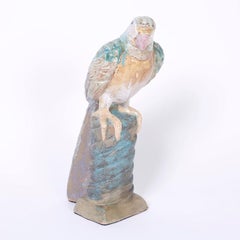 Pappagallo cinese in terracotta
