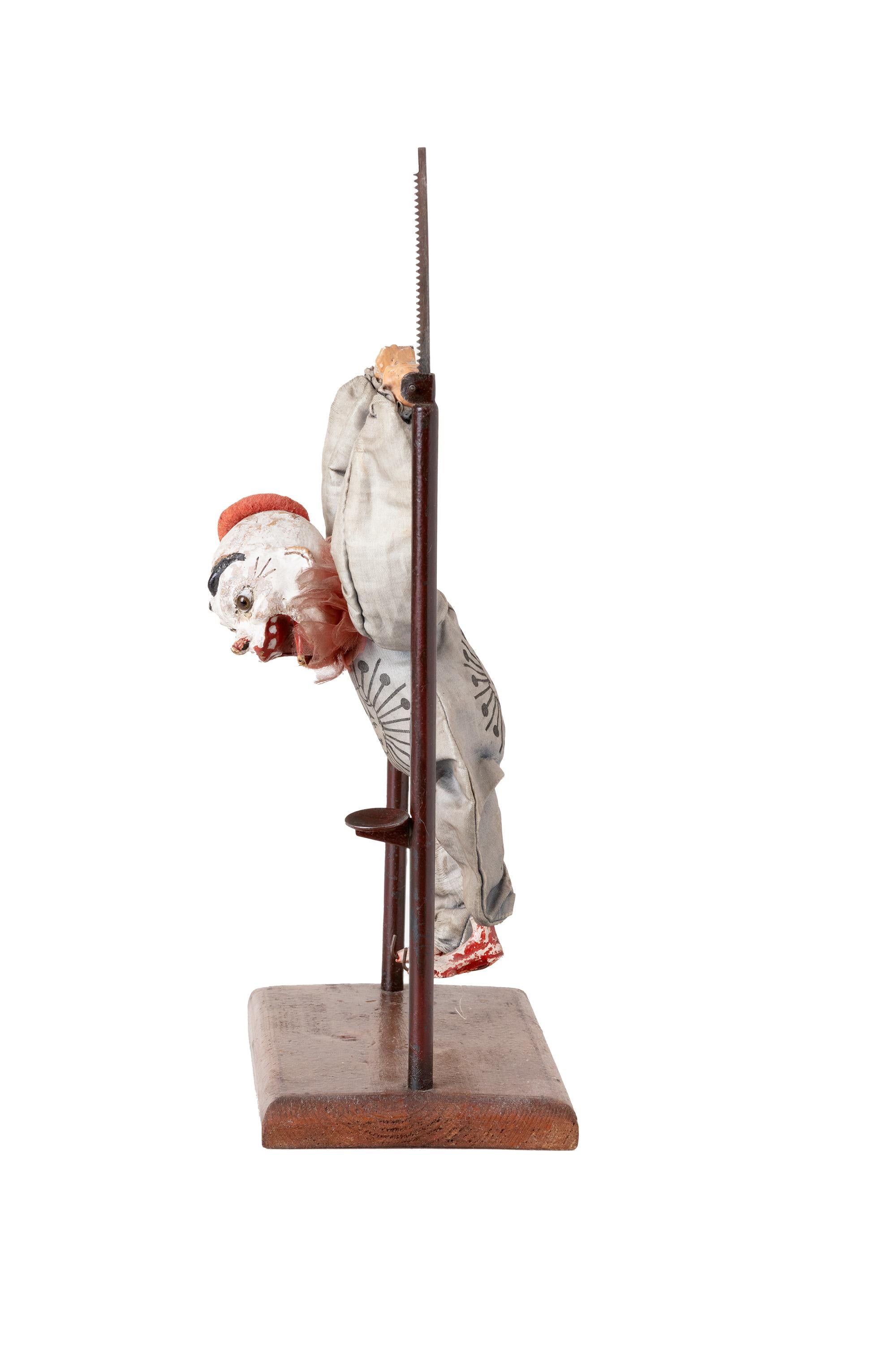Le nageur de cirque du XIXe siècle - Sculpture de Unknown