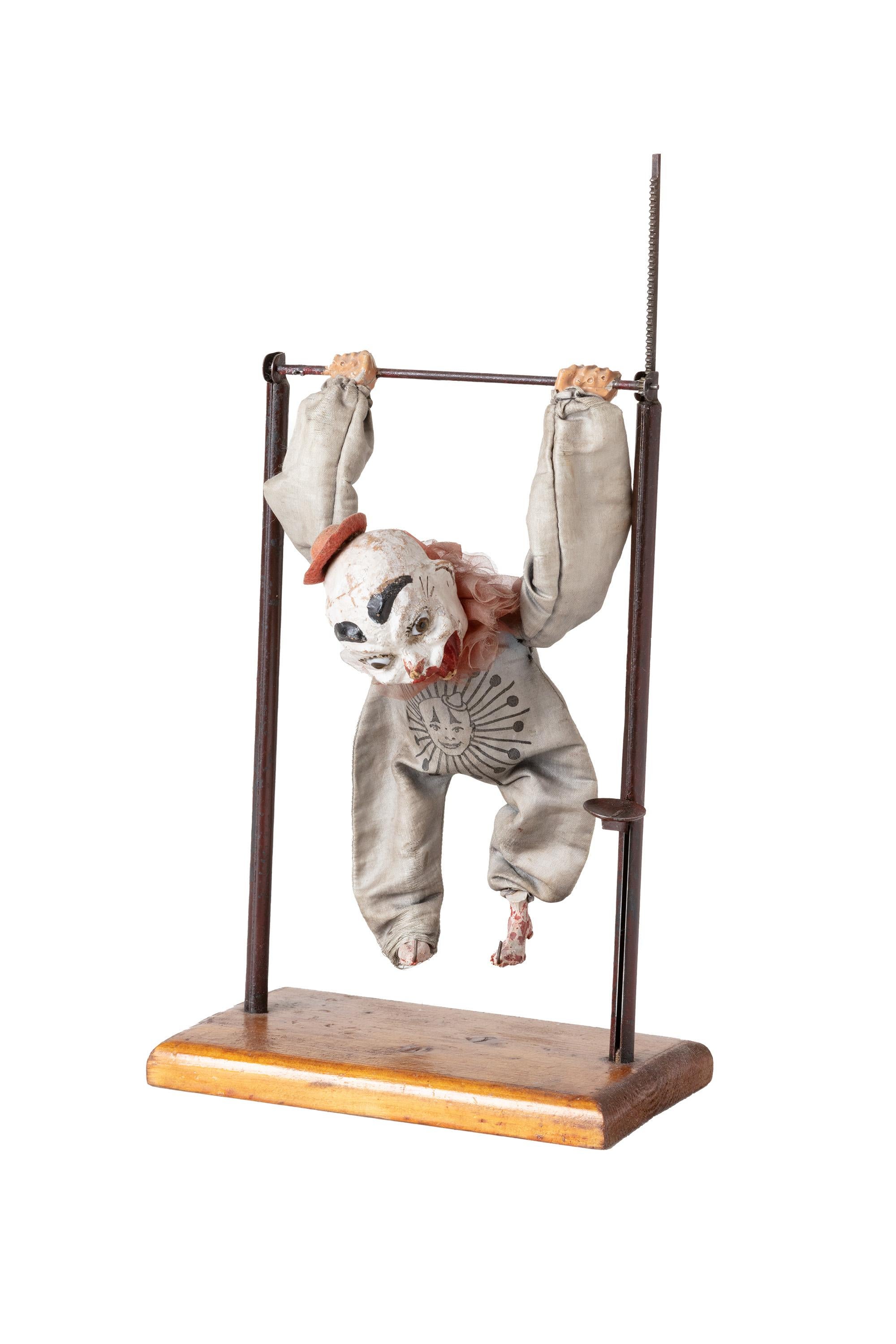 Unknown Figurative Sculpture - 'Circus Gymnast' 19th Century