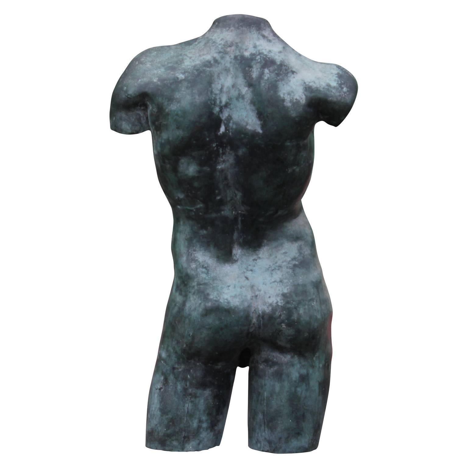 Classical Bronze Male Torso Sculpture 2