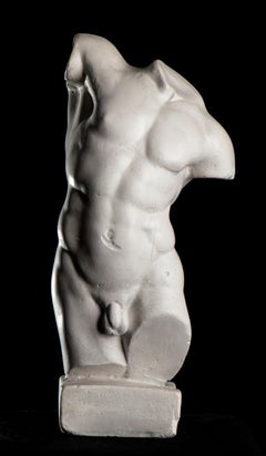 Klassische griechische figurative Skulptur eines Athleten aus Anatomischem Gips, Modell 20. Jahrhundert