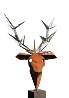 Deer contemporary sculpture
