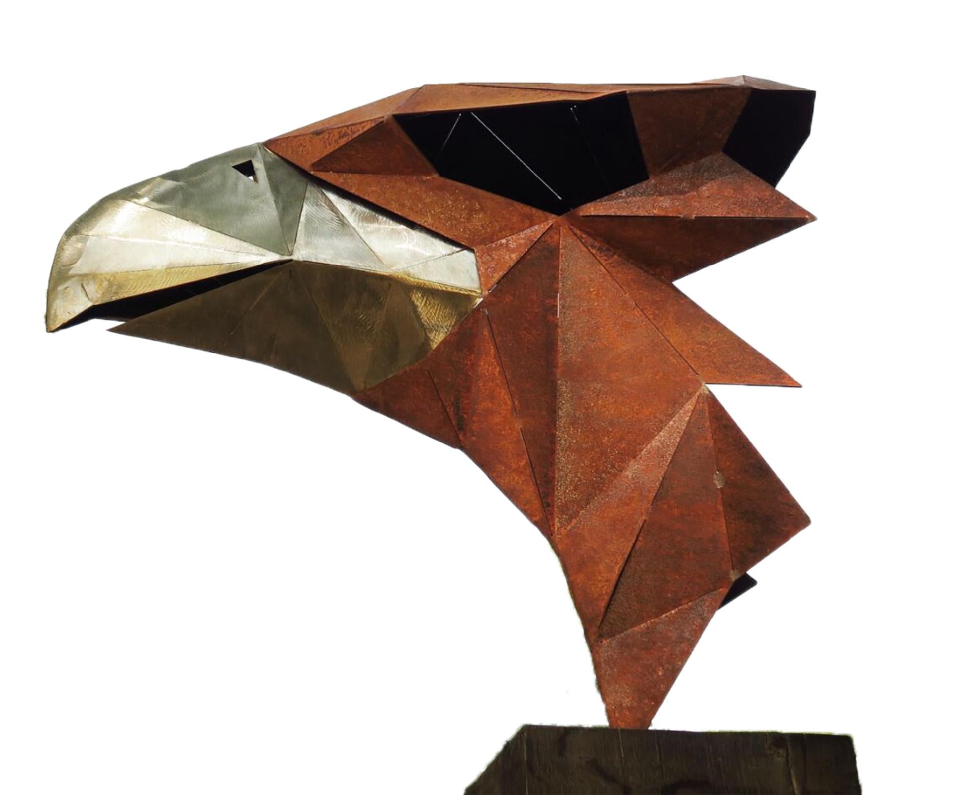 Unknown Abstract Sculpture - Eagle contemporary sculpture