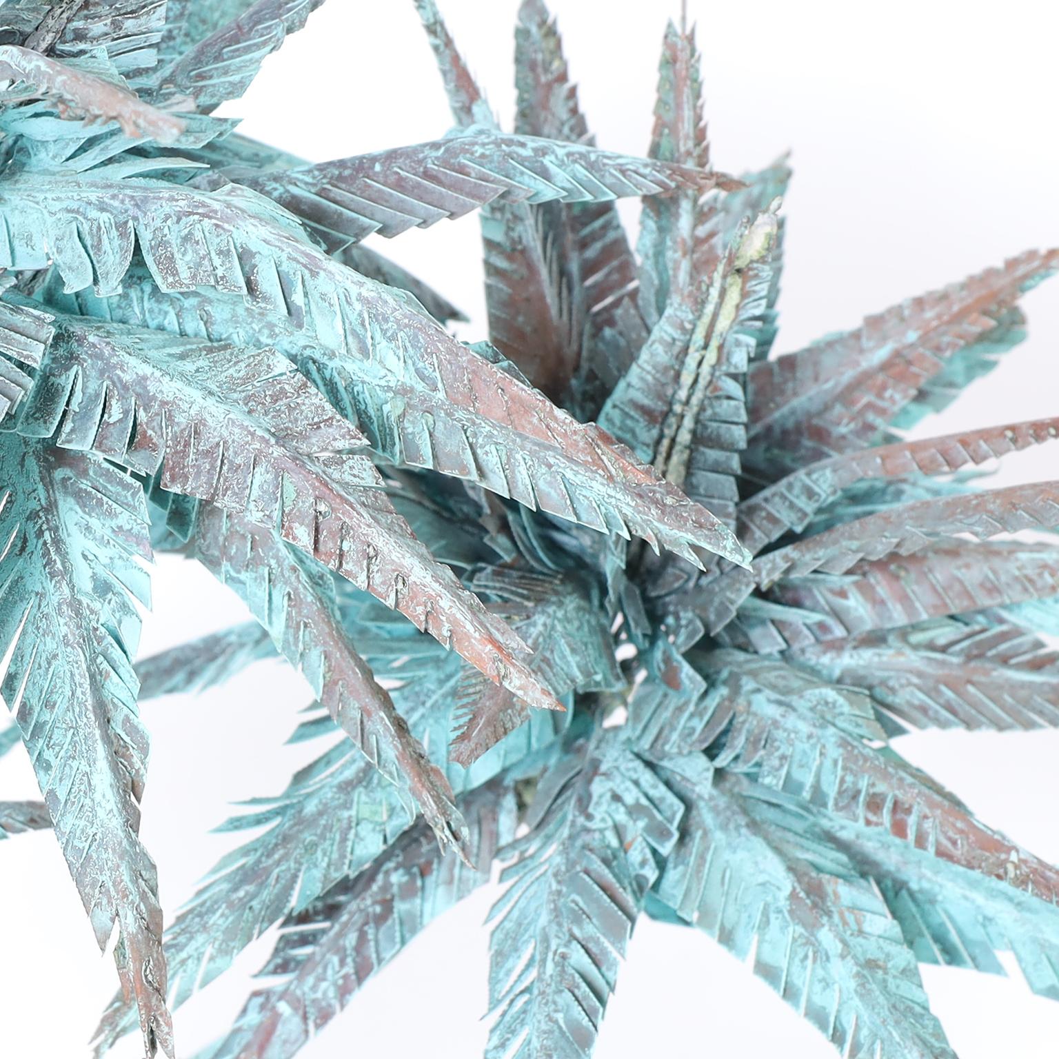 Copper Palm Tree Sculpture 6