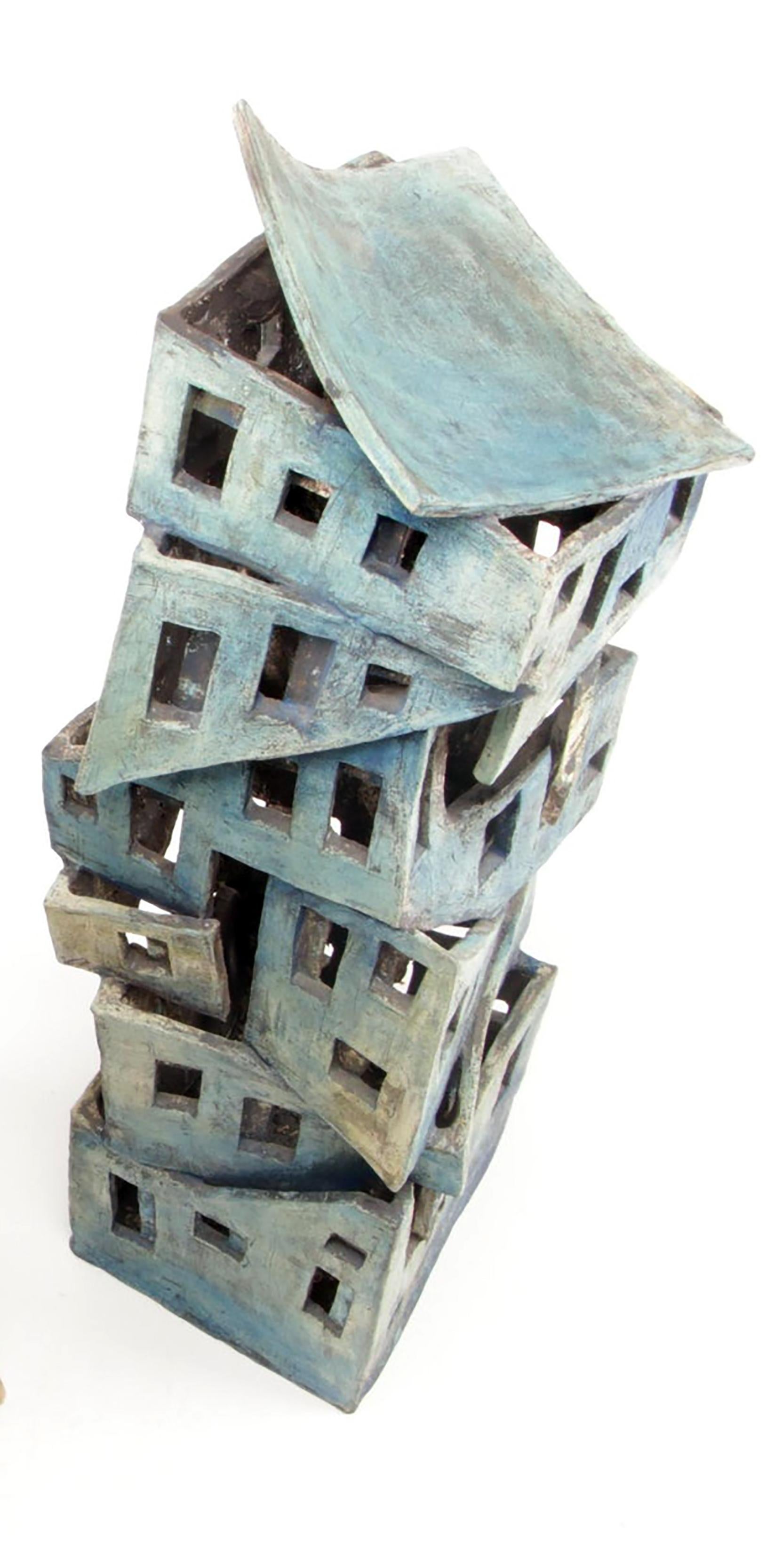 clay sculpture building