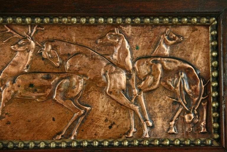 Unknown Deco Mythological Copper Relief circa 1920's For Sale at 1stDibs
