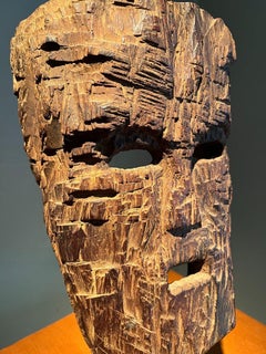 Decoration - Carved wooden tribal mask