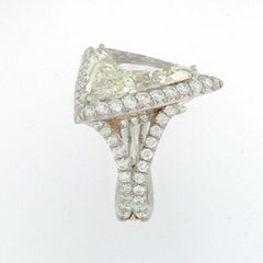 Diamond ring 11.36 carat SI1 K 13.26 total egl usa certified diamond Brilliant