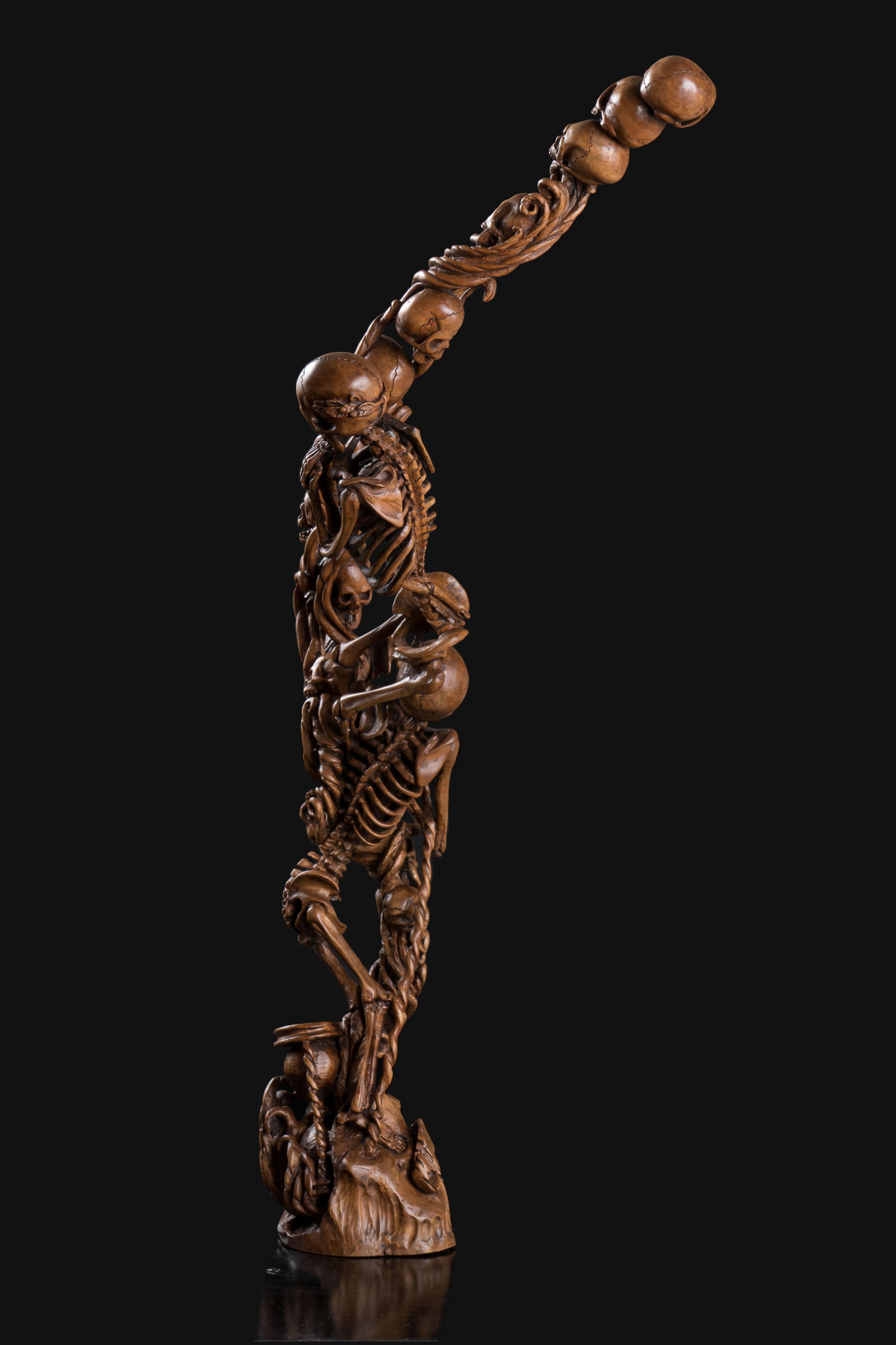 Dies Irae - Boxwood Sculpture