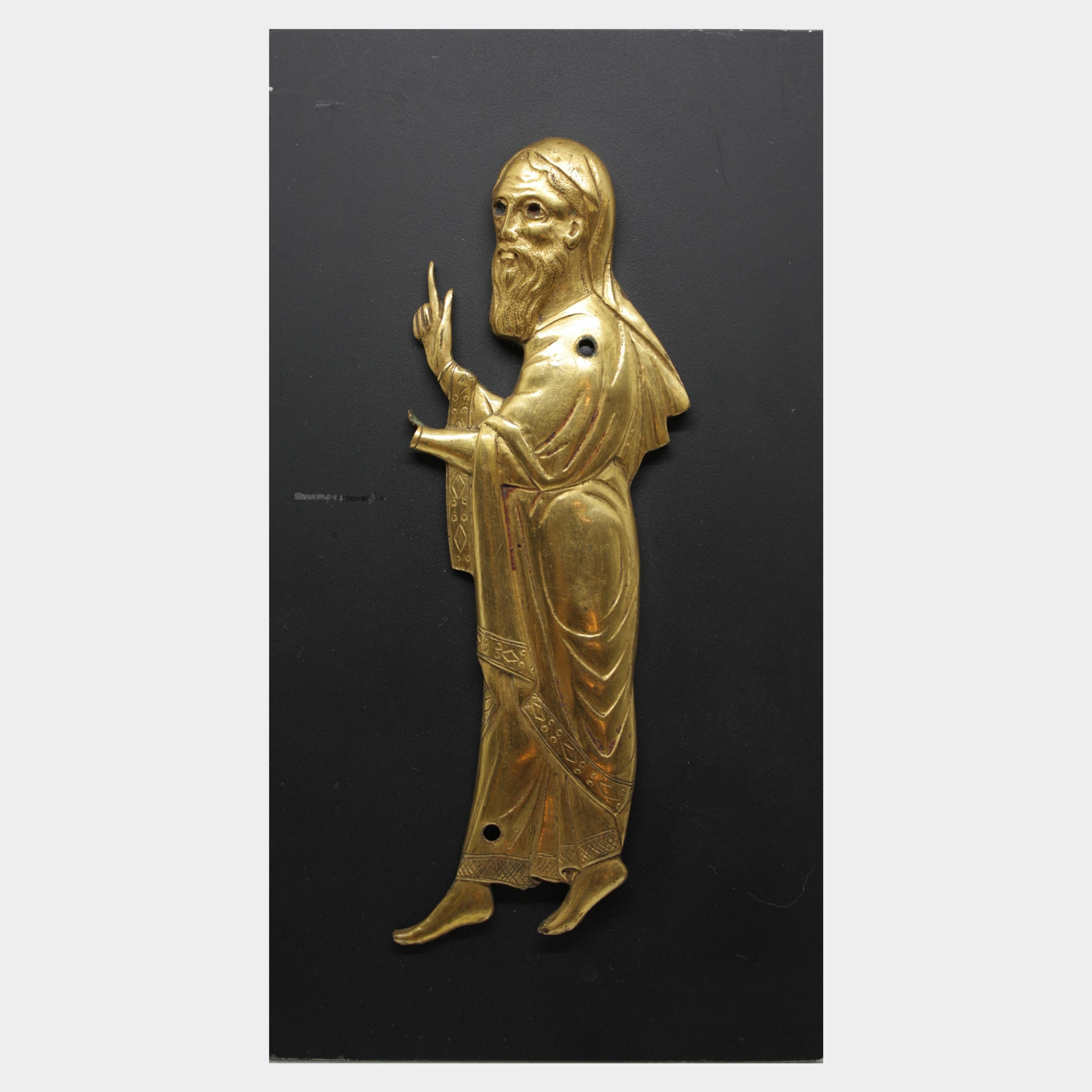 Douze plaques de limousine représentant des saints, des apôtres et des pères de l'Église en vente 5