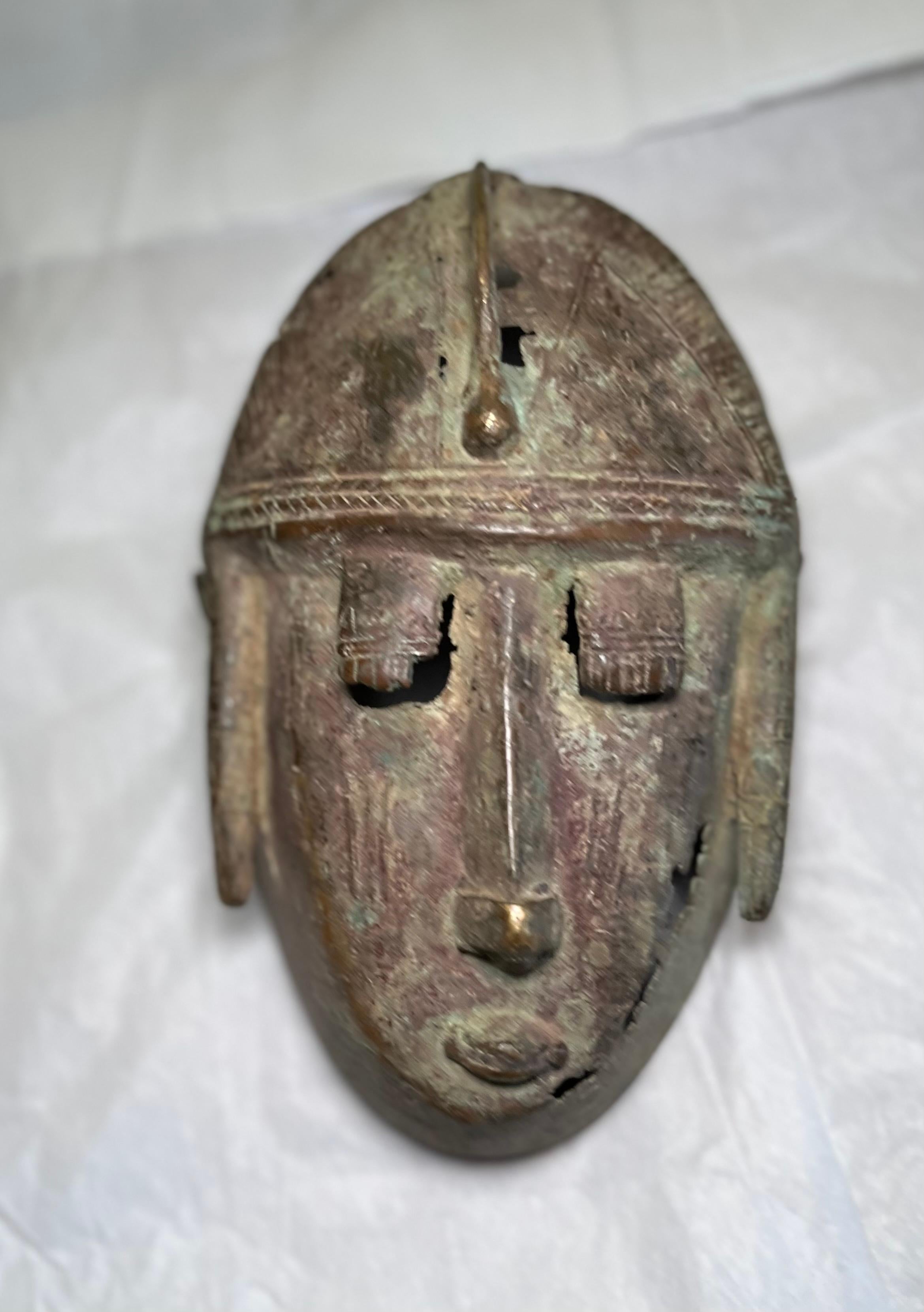 Unknown - DOGON MASK BRONZE lost wax For Sale at 1stDibs