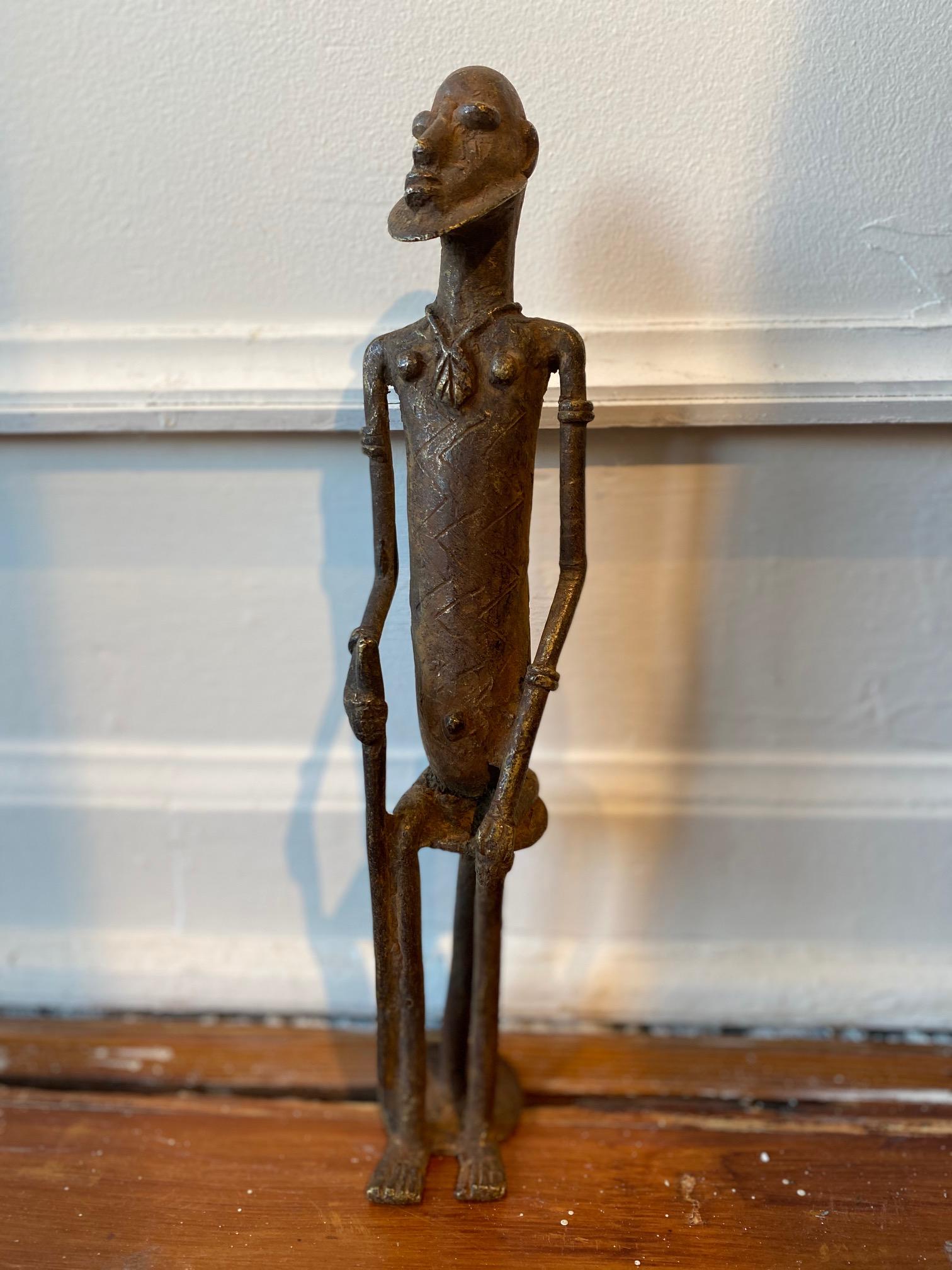 Unknown Figurative Sculpture - DOGON MEDICINE MAN