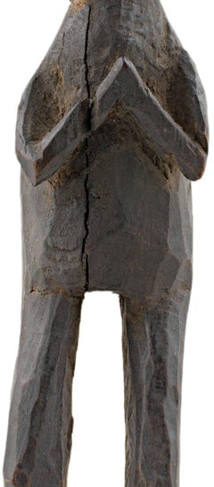 "Dolpo Shamanic Figure, " Carved Wood created circa 1900