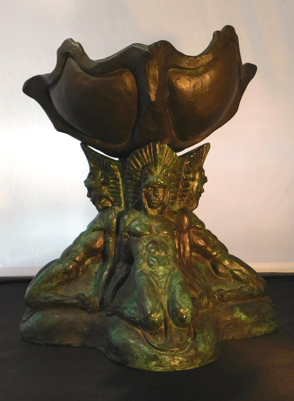 Scultura in bronzo di Donal Hord, 1926, 