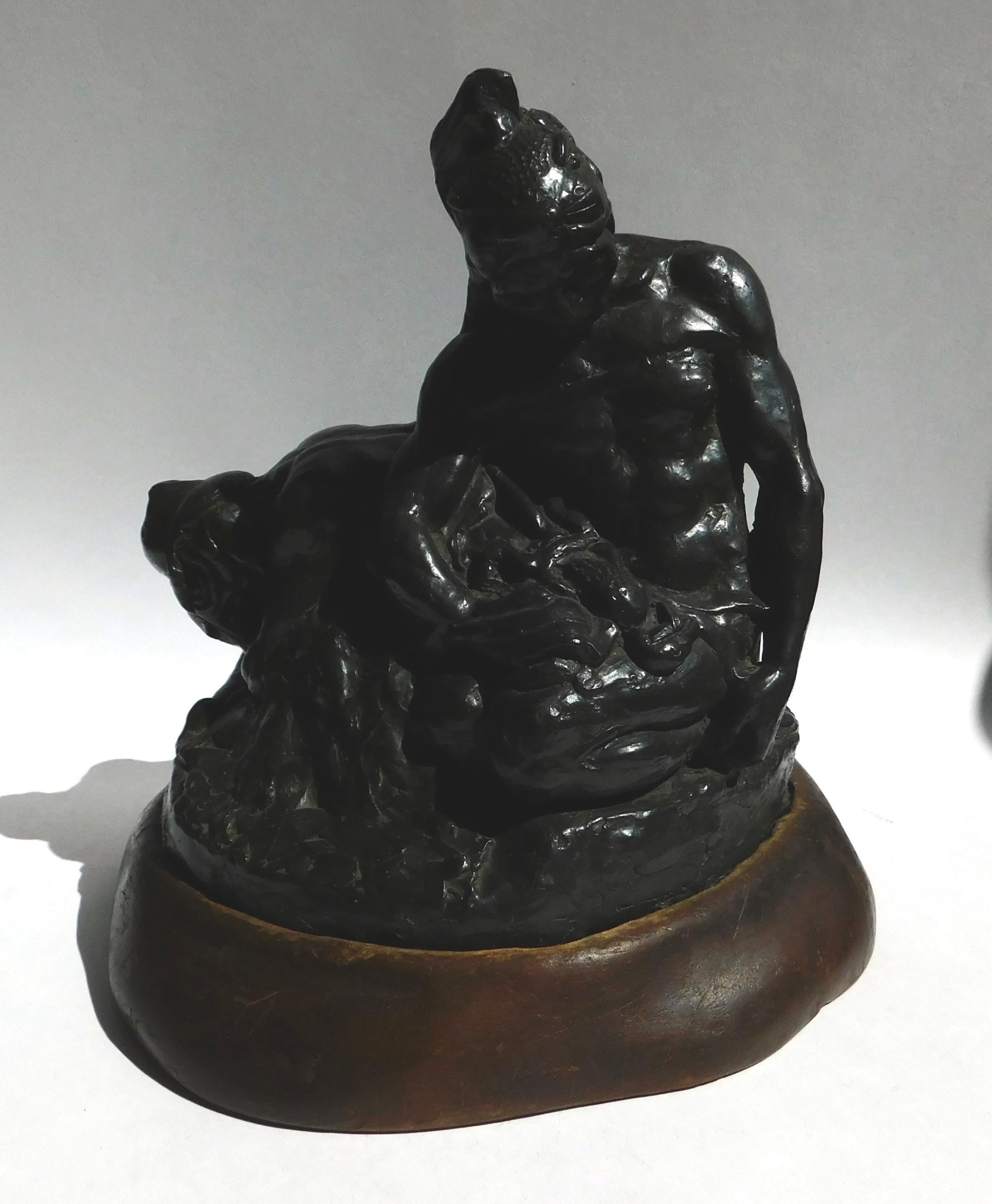 Scultura in bronzo di Donal Hord, 1927, 