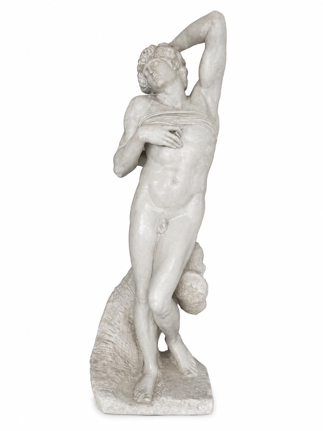 Schiavo morente, dopo Michelangelo, gesso monumentale a grandezza naturale