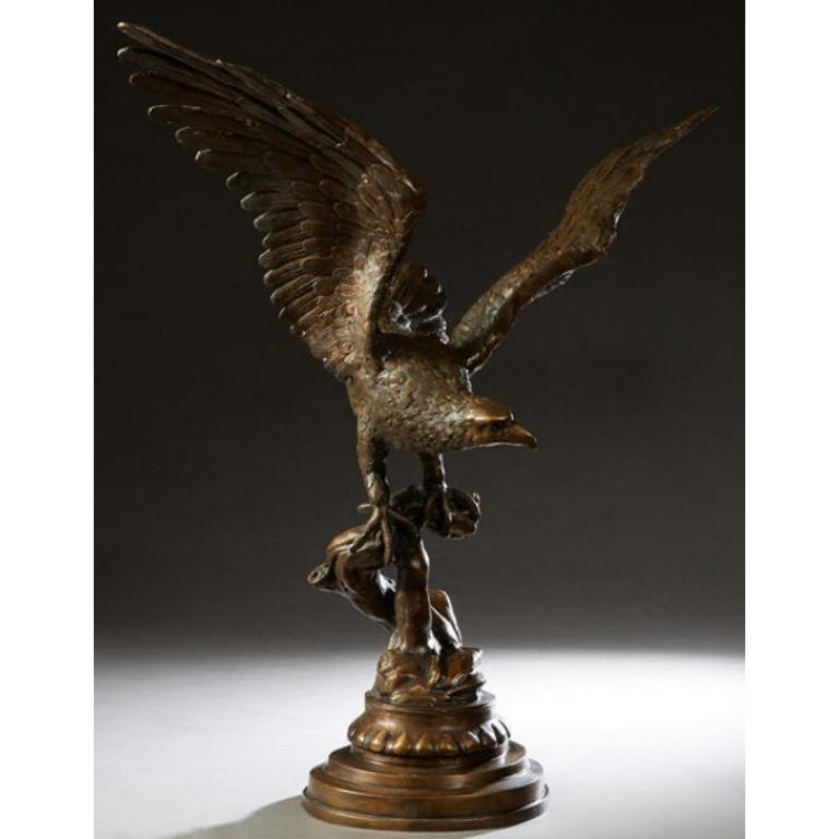 Eagle (ex. „Palmira“ ( Nachlass von Sarkis Kaltakdjian) – Große Bronzeskulptur – Sculpture von Unknown
