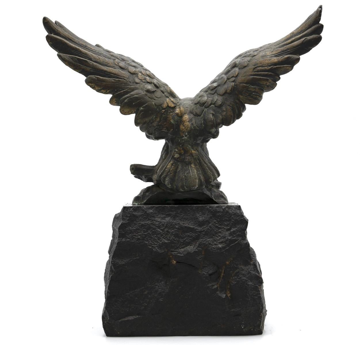 Eagle - Original Bronze Sculpture - 20th Century