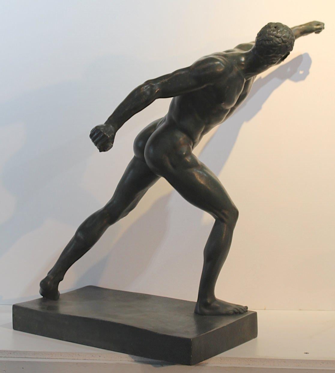 Early 19th Century Italian School Bronze, The Borghese Gladiator, c. 1810 For Sale 1