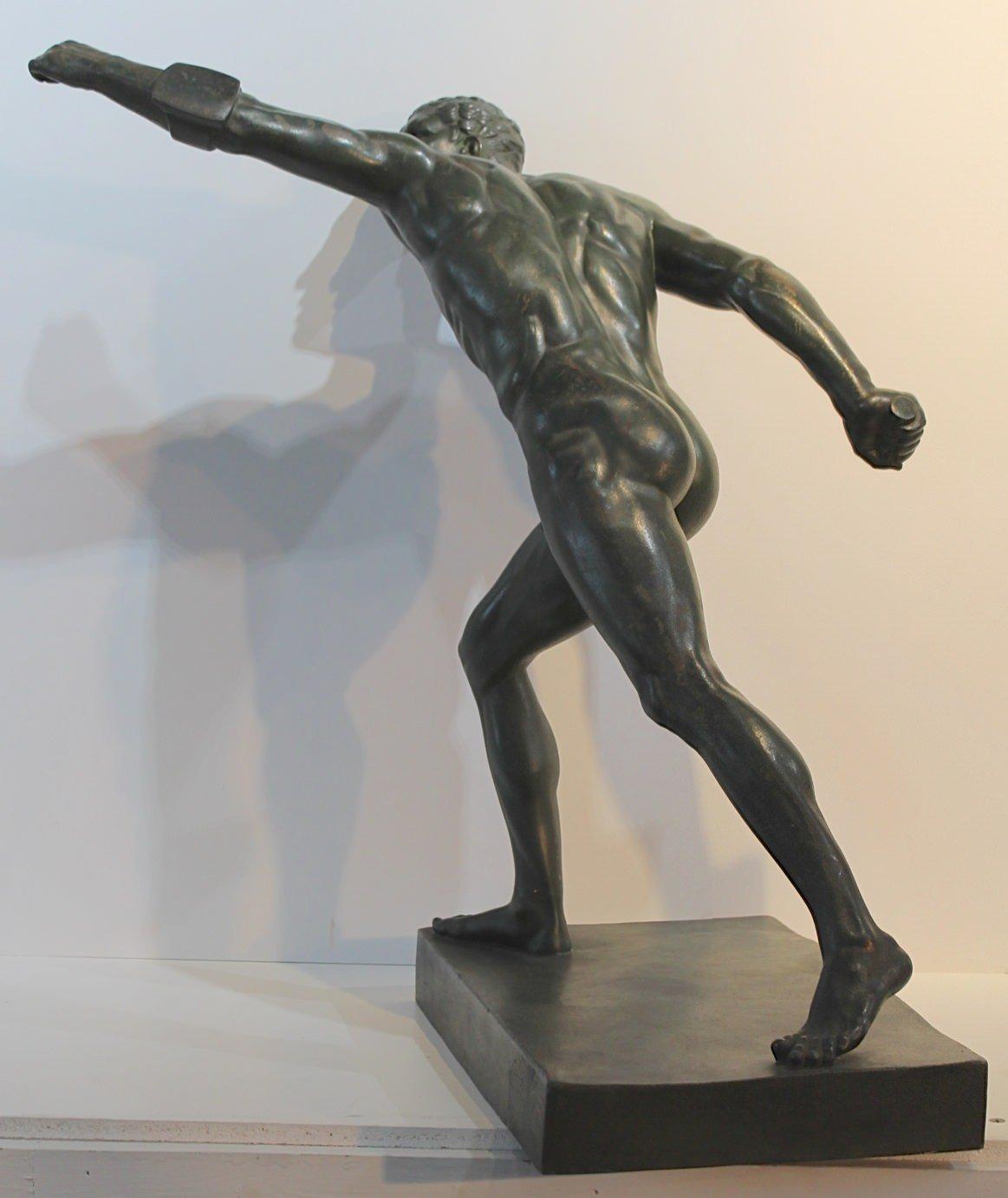 Early 19th Century Italian School Bronze, The Borghese Gladiator, c. 1810 For Sale 2