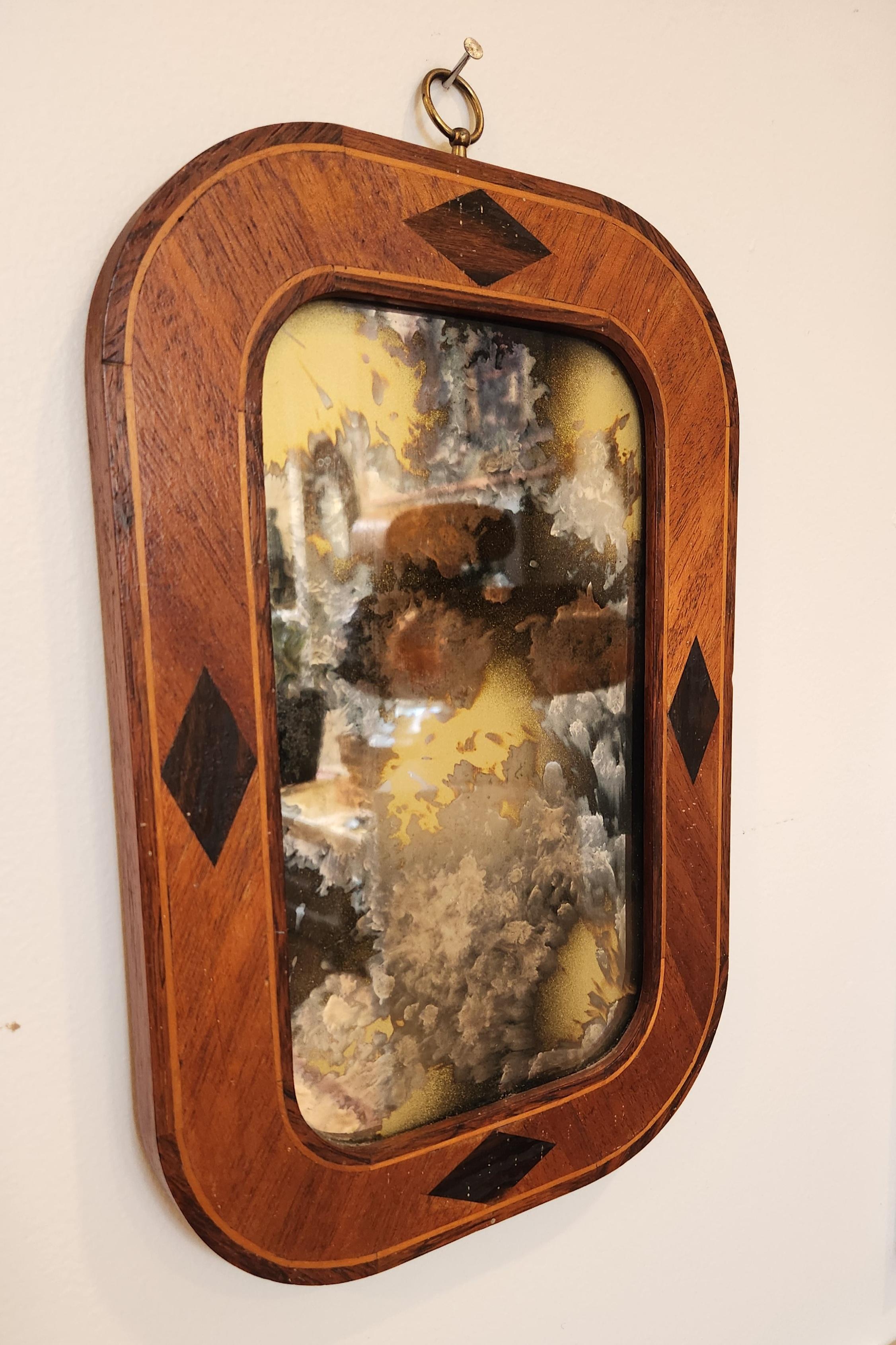 Early 20th Century Decoratively Distressed Mirror For Sale 4