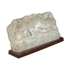 Early 20th century Italian Marble sculpture - Nude of a woman