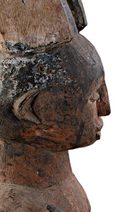"Ekamka Fetish - Nigeria, " Carved Wood Figure created circa 1910