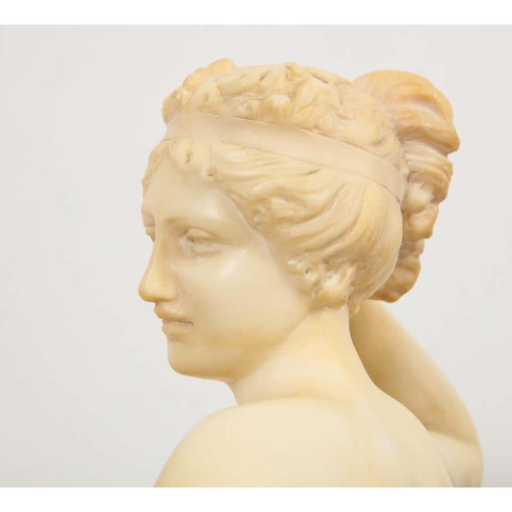 Exceptional Italian Sculpture of Paulina Bonaparte Borghese after Anotino Canova 6