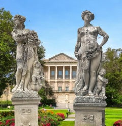 Extraordinary Rare 19th Century Italian Limestone Garden Sculptures