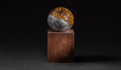 Extraterrestrial Crystal Ball Meteorite Sphere