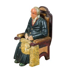 Fabergé-style Russian hardstone figure - 19th/20th century - Elderly man