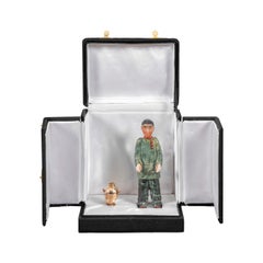 Fabergè follower - 19th/20th century Russian marble precious stone sculpture