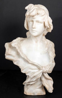 Antique Female Figure Bust