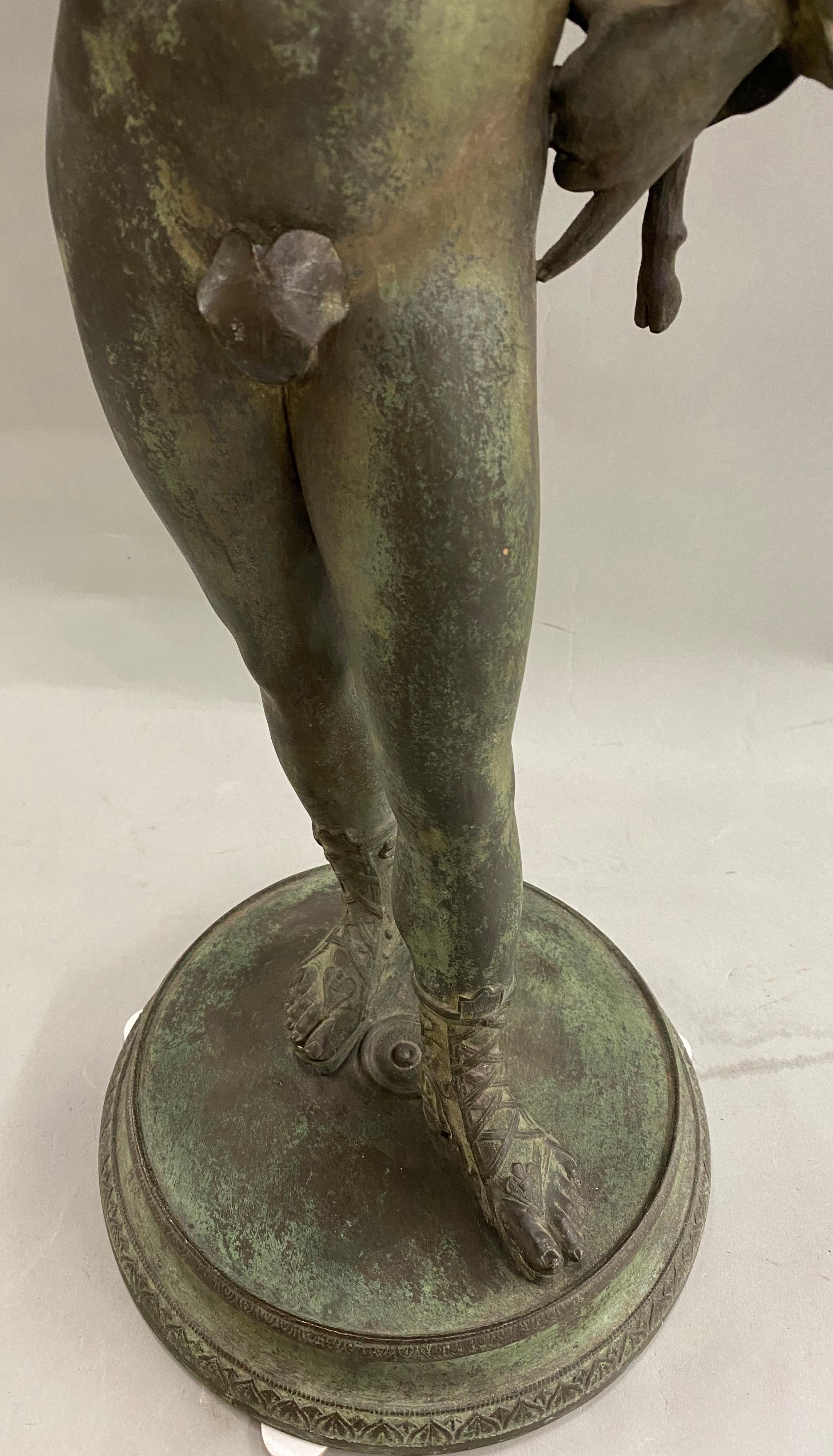 Figural Bronze of Narcissus or Dionysus For Sale 6
