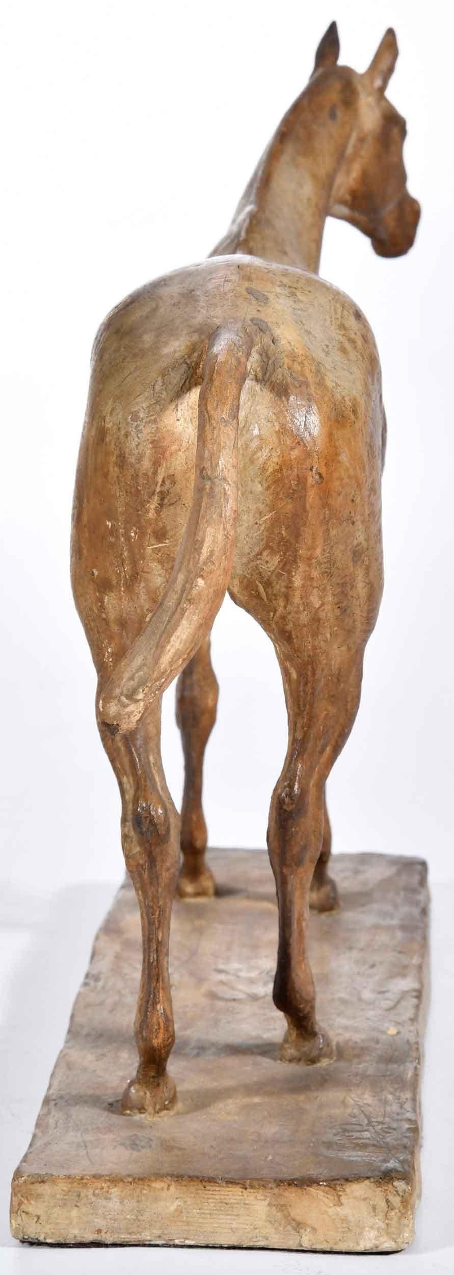 Finely rendered Equestrian Model Sculpture For Sale 2