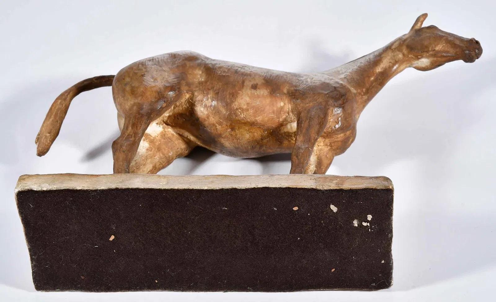 Finely rendered Equestrian Model Sculpture For Sale 5