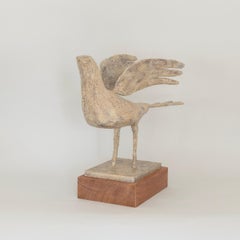 Flamboyant Bird, Figurative Contemporary Bronze Sculpture by Christopher Marvell