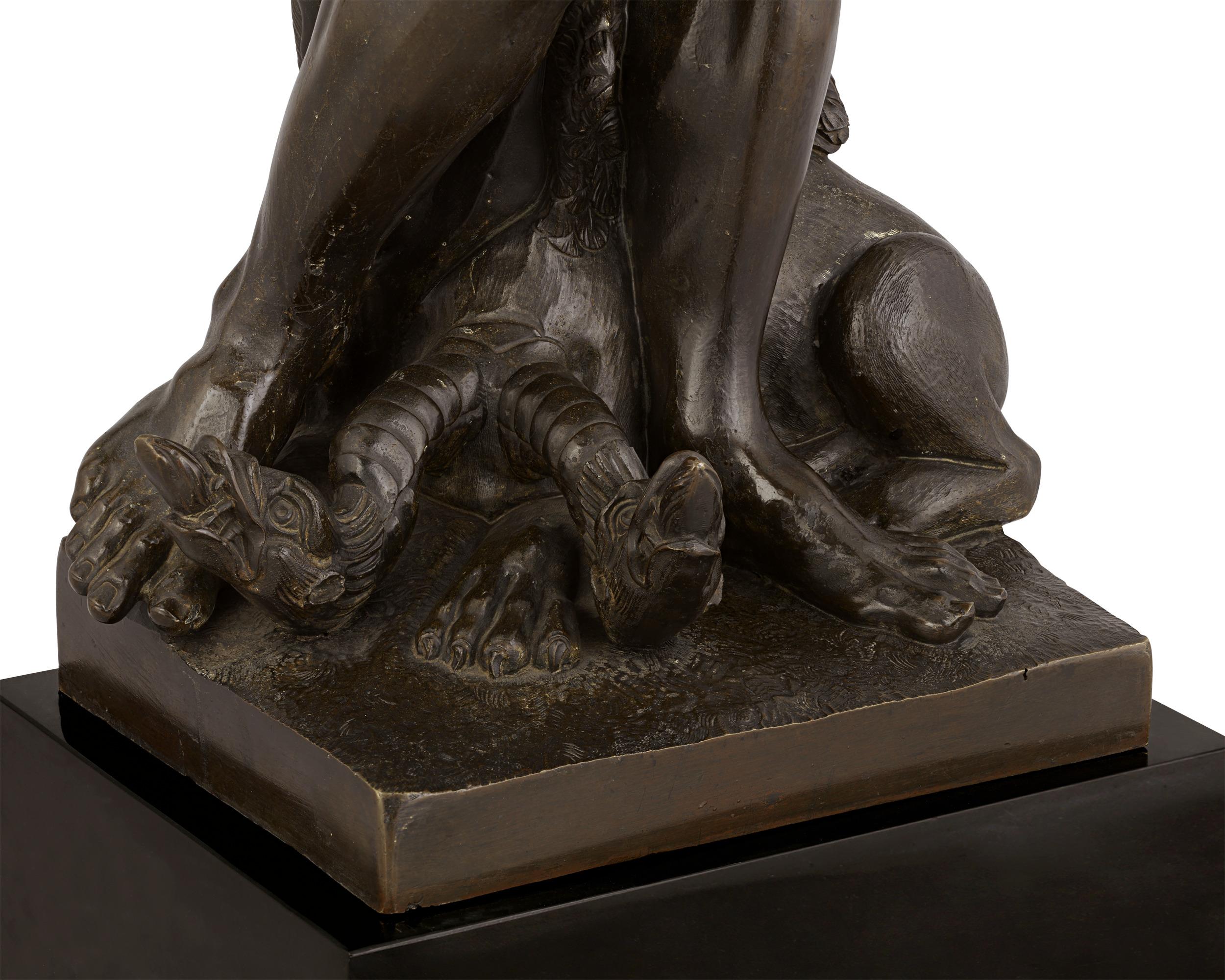 Hércules de Flandes y la Hidra de Lerna Bronce en venta 1