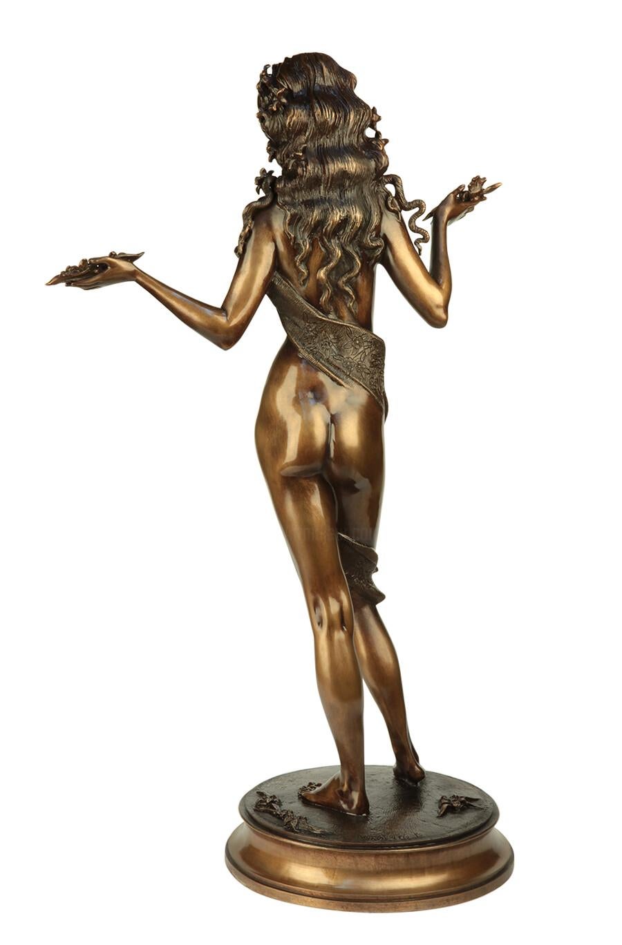 Flower Fairy, Bronze Sculpture by Volodymyr Mykytenko, 2009 For Sale 2